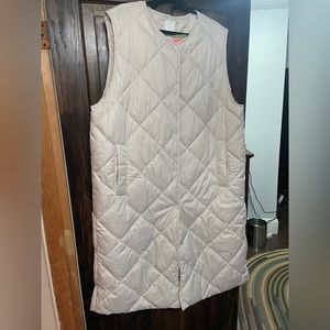 Below the Knee length Puffer Vest